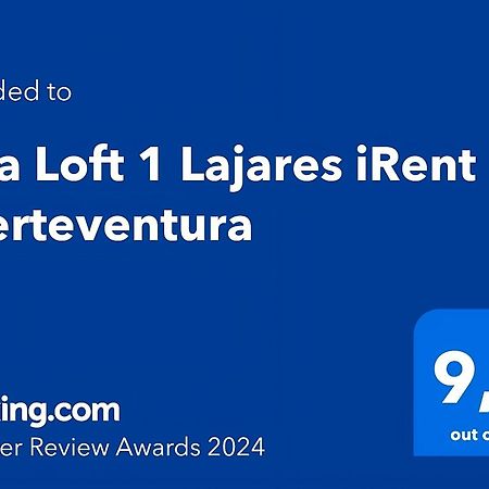 Appartement Lola Loft 1 Lajares Irent Fuerteventura à La Oliva Extérieur photo